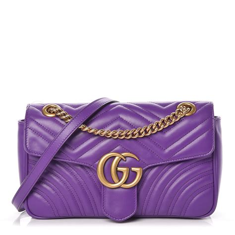 gucci marmont purple small shoulder bag|gg marmont matelassé shoulder bag.